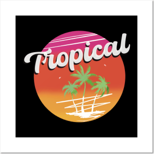 Tropical Beach Posters and Art